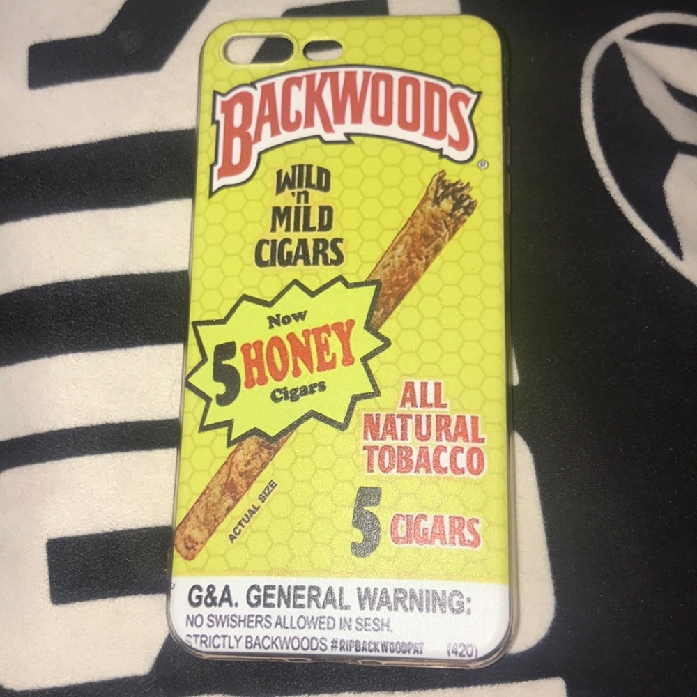 Yellow Backwood iPhone7&8 plus case.